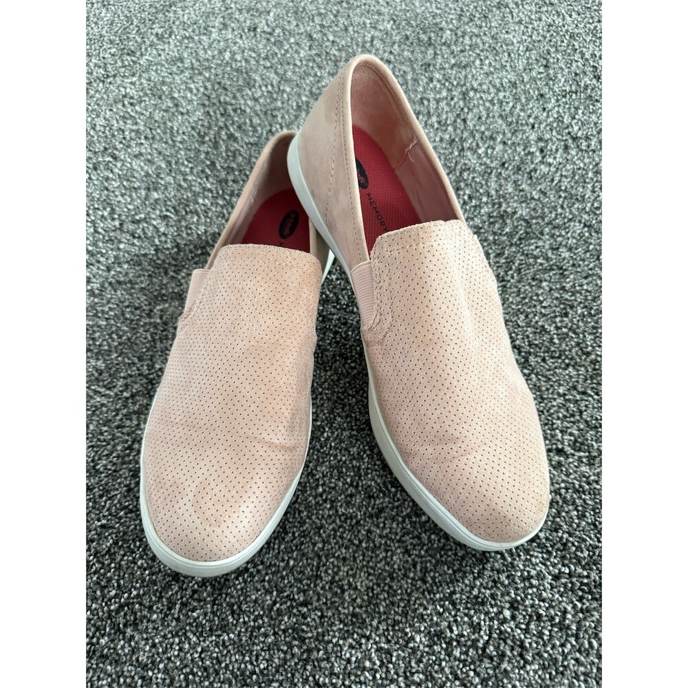 Dr. Scholl’s Slip-On Sneakers Womens 9.5M Blush Pink Perforated Memory